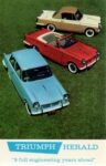 1960 Triumph Herald Sedan, Convertible, & Coupe