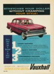 1960 Vauxhall Victor Deluxe 4-Door Sedan. Stretches Your Dollar Without Cramping Your Style!