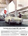 1965 Triumph 2000. The British call the Triumph 2000 'rather smooth'