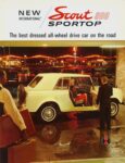 1966 International Scout 800 Sportop. The best dressed all-wheel drive car on the road
