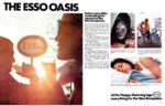 1970 The Esso Oasis. Before more miles, a refreshing few minutes for the New Europeans