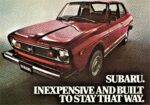 1976 Subaru DL 2 Door Sedan. Inexpensive And Built To Stay That Way