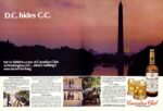 1980 D.C. hides C.C. We’ve hidden a case of Canadian Club in Washington, D.C., where nothing’s ever secret for long