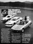 1980 Triumph TR8. Triumph's Newest Source Of Power