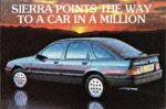 1985 Ford Sierra 2.0iS. Sierra Points The Way To A Car In A Million (U.K.)