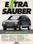 1990 SEAT Ibiza Disco. Extra Sauber