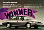 1992 Subaru Legacy Touring Wagon. A winning Legacy