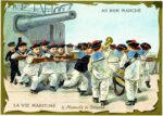 1900 La Vie Maritime. La Manoeuvre du Cabestan