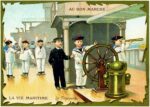 1900 La Vie Maritime. La Timonerie