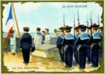 1900 La Vie Maritime. Salut aux Couleurs