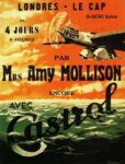 1932 Londres - Le Cap Par Mrs Amy Mollison Encore Avec Castrol