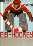 1935 Dolder Kunst Eishbahn Zürich. Eis-Hockey
