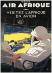 1936 Régie Air Afrique. Visitez L'Afrique En Avion