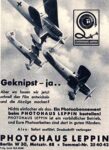 1939 Geknipst - ja... Aber wo lassen wir jetzt schnell dem Film entwickeln und die Abzüge machen