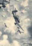 1939 In a fraction of a second, the Stukas beginning a steep dive