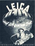 1939 Leica ... auf der ganzen Erde