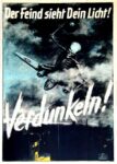 1940 Der Feind sieht Dein Licht! Verdunkeln!