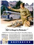 1942 'Roll 'er through to Fairbanks!' Greyhound