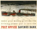 1942 make your money provide the driving power - put it into the Post Office Savings Bank