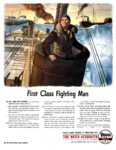 1943 First Class Fighting Man. Tide Water Associated. Veedol