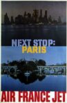 1950 Next Stop - Paris. Air France Jet