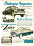 1954 Ford Consul & Zephyr. Challenging Comparison (Canada)