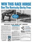 1954 Win This Race Horse See The Kentucky Derby Free. Kentucky Club