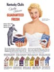 1957 Kentucky Club's Quality Tobaccos Guaranteed Fresh