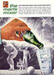 1963 7Up the man's mixer. For Those Who Enjoy A Gin Collins That's Hearty