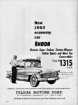 1963 Skoda Felicia Hard Top Convertible. New 1963 economy car