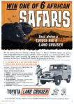 1964 Toyota Land Cruiser. Win One Of 6 African Safaris