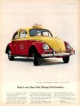 1964 Volkswagen Beetle Taxi. Think it over, New York, Chicago, San Francisco