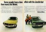 1968 AMC Javelin & Rebel Sedan. Some people have a love affair with the Javelin but then marry the Rebel