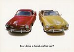 1970 Volkswagen Karmann-Ghia Coupe & Convertible. Ever drive a hand-crafted car