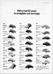 1971 Volkswagen Beetle. We've had 23 years to straighten out our bugs