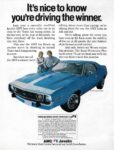 1973 AMC Javelin AMX. It’s nice to know you’re driving the winner