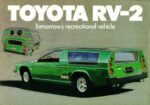 1973 Toyota RV-2 Concept Vehicle. Tomorrow's recreational vehicle