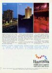 1974 Two For The Show. Harrah's. Hotels and Casinos Reno and Lake Tahoe