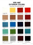 1976 AMCj Exterior Colors