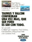 1976 Ford Taunus and Falcon (Argentina)