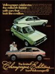 1977 Volkswagen Limited Champagne Editions