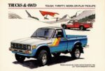 1981 Toyota Trucks & 4WD. Tough, Thrifty, Work-Or-Play Pickups