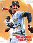 1982 Official Program Milwaukee Brewers