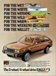 1983 American Motors Eagle Wagon. For The Wet, White, Winding, Wild, Warm, Weekend and Wallet (1)