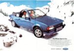 1984 Ford Escort Cabriolet 1.6i. The Winter Sports Car (UK)