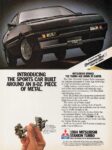 1984 Mitsubishi Starion Turbo. Introducing The Sports Car Built Around An 8-Oz. Piece Of Metal