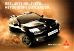 2003 Mitsubishi Outlander. Reilusti Neliveto (Finland Postcard)