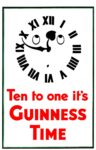 1934 Ten to one it's Guinness Time