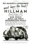 1937 Hillman Hawk. His Majesty's Government must have the best!