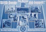 1939-44 WHW-Parole. Im Kriege 'Gib doppelt!'